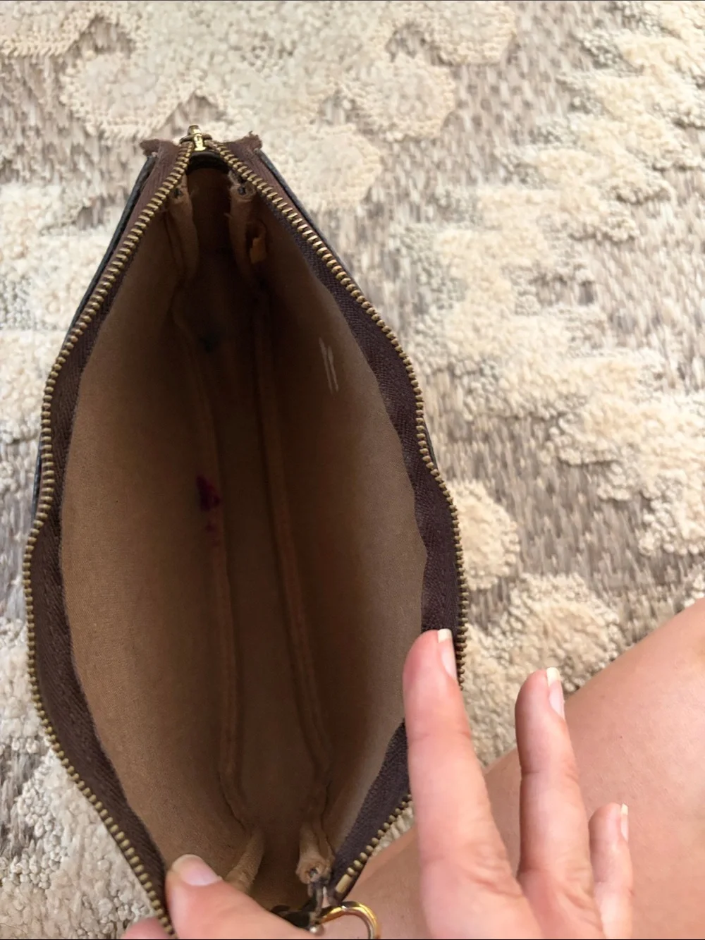 Louis Vuitton Monogram Canvas Pouchette